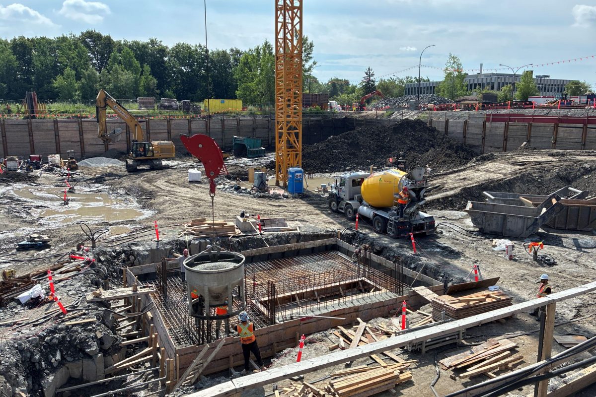 Les travaux de fondation sont amorcés